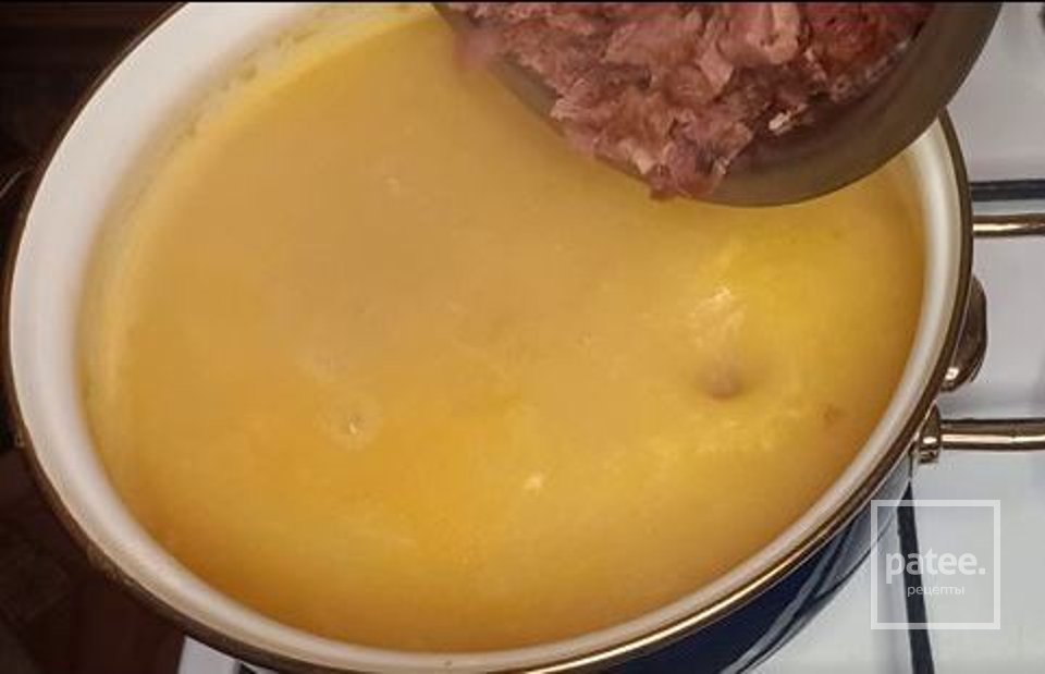 Гороховый суп с копчёностями - Шаг 23