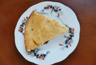 Запеканка с бананом на рисовой цельнозерновой муке