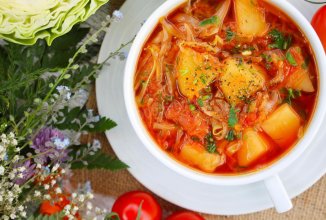 Борщ вегетарианский