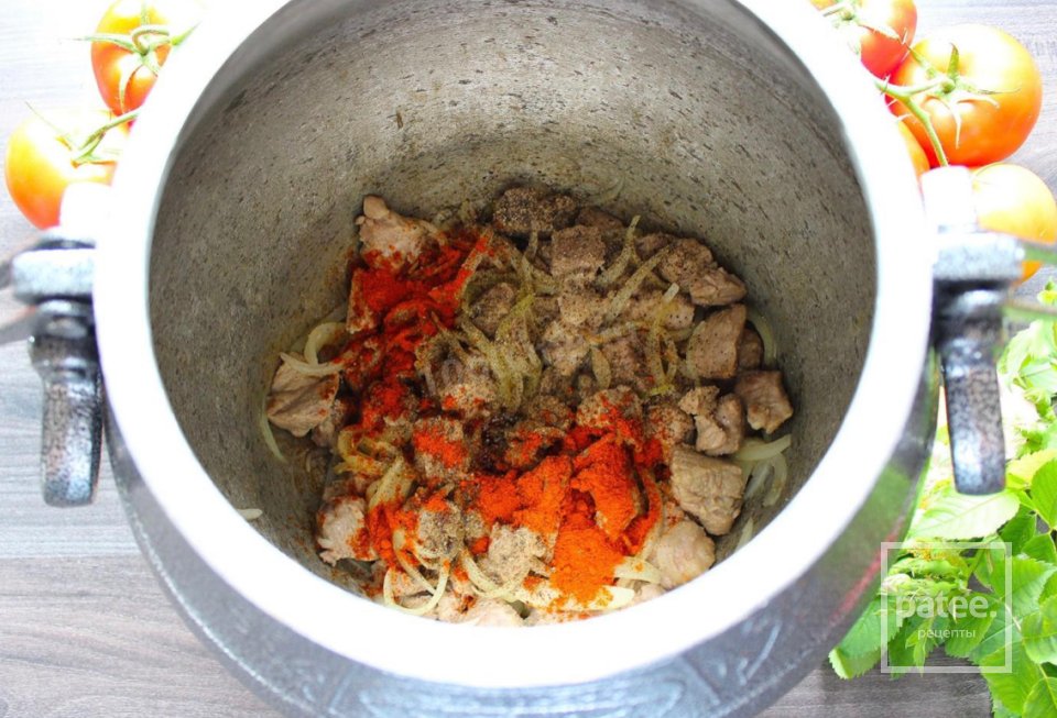 Картошка с мясом в афганском казане - Шаг 8