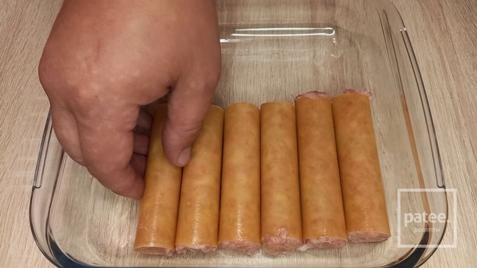 Сливочно-томатные каннеллони с фаршем - Шаг 12
