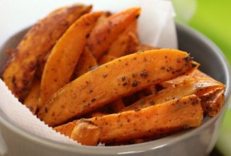 Запечённый батат со специями