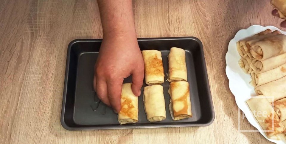 Блинчики с ветчиной и сыром - Шаг 19