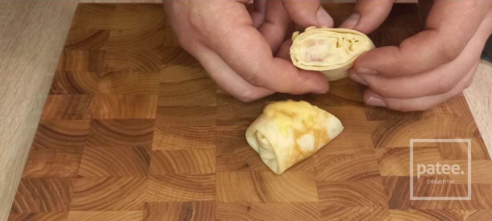 Блинчики с ветчиной и сыром - Шаг 22