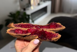 ПП пирожок с вишней (веган)