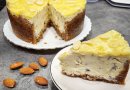 Миндальный чизкейк со сметанной заливкой