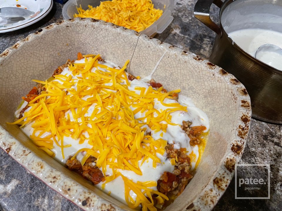 Мясная лазанья с фаршем - Шаг 11