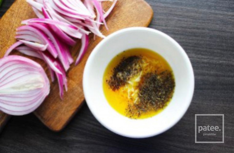 Тыква с грибами в духовке - Шаг 3