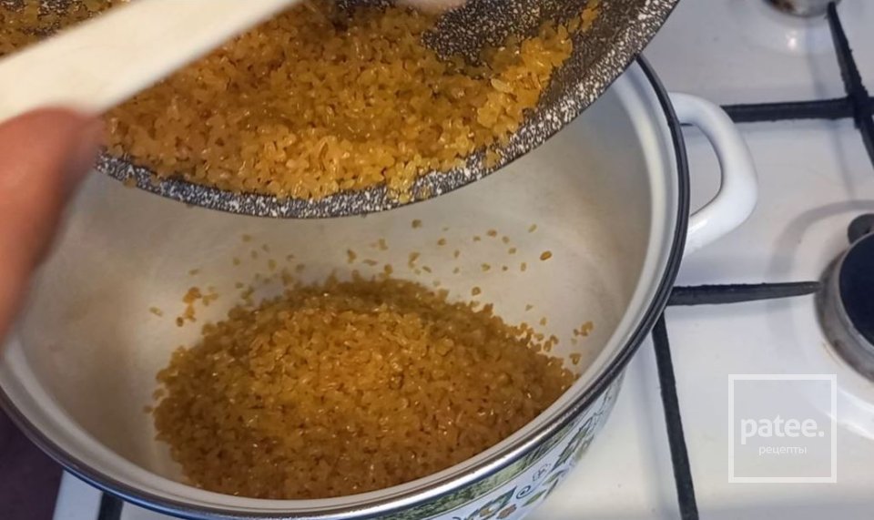 Сливочный булгур со шпинатом - Шаг 5