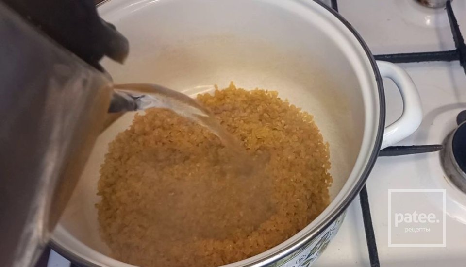 Сливочный булгур со шпинатом - Шаг 6