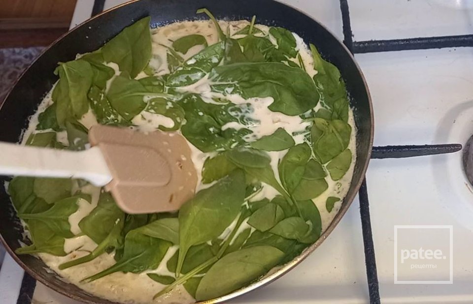 Сливочный булгур со шпинатом - Шаг 14