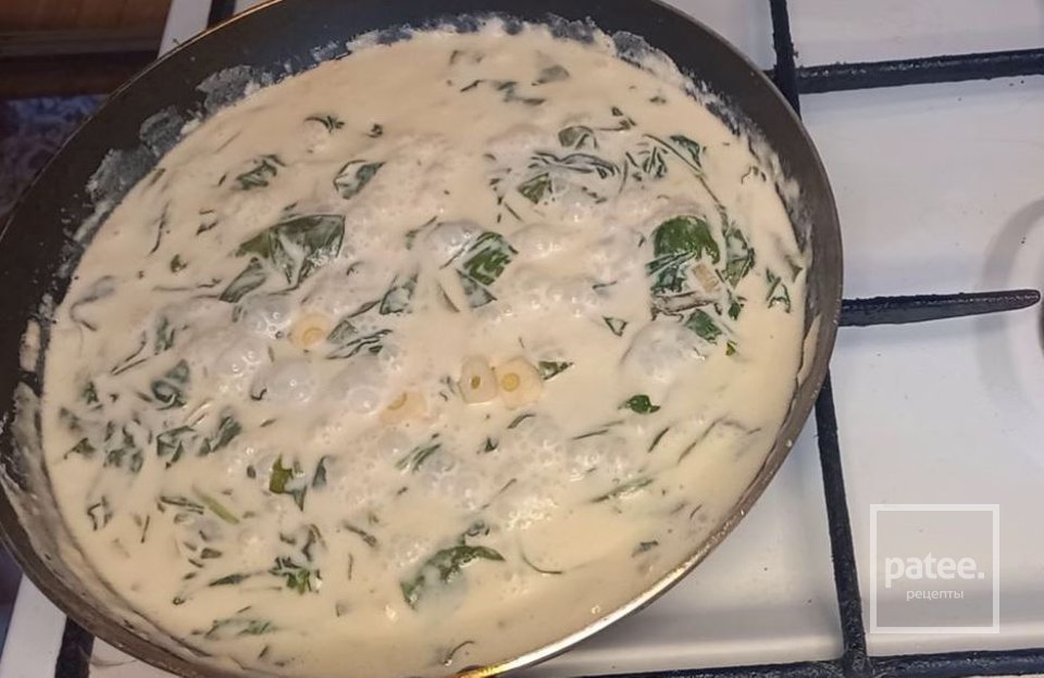 Сливочный булгур со шпинатом - Шаг 15