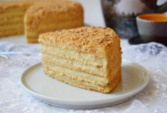 Медовик с заварным кремом