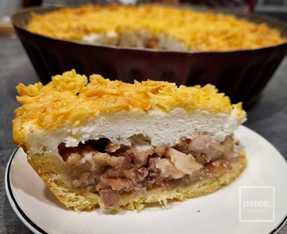 Яблочный пирог с суфле - Шаг 3