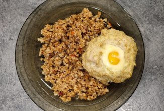 Гнезда с куриным фаршем