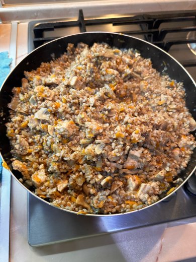 Гречка по-купечески с грибами - Шаг 8