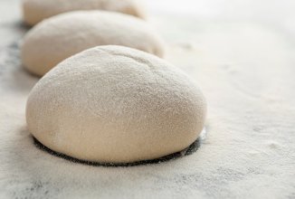 Тесто для пиццы ( как в пиццериях) на 2 пиццы по 34 см