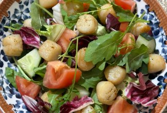 Салат с гребшими