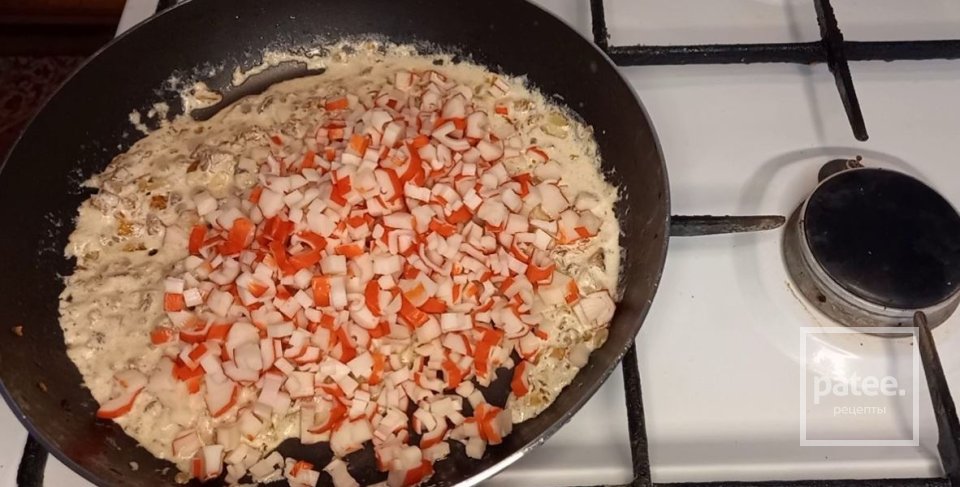 Шампиньоны, фаршированные крабовыми палочками - Шаг 12