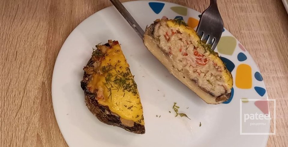 Шампиньоны, фаршированные крабовыми палочками - Шаг 20