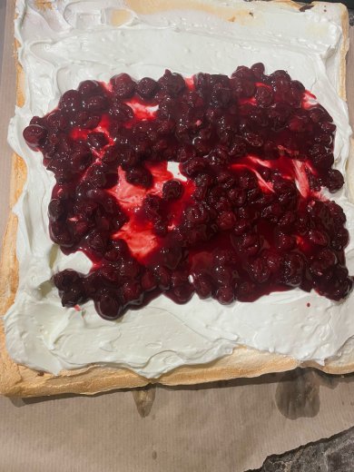 Меренговый рулет - Шаг 6