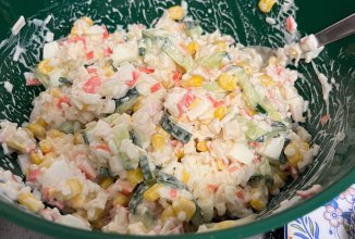 Лучший салат с крабовыми палочками