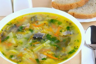 Суп с сардин