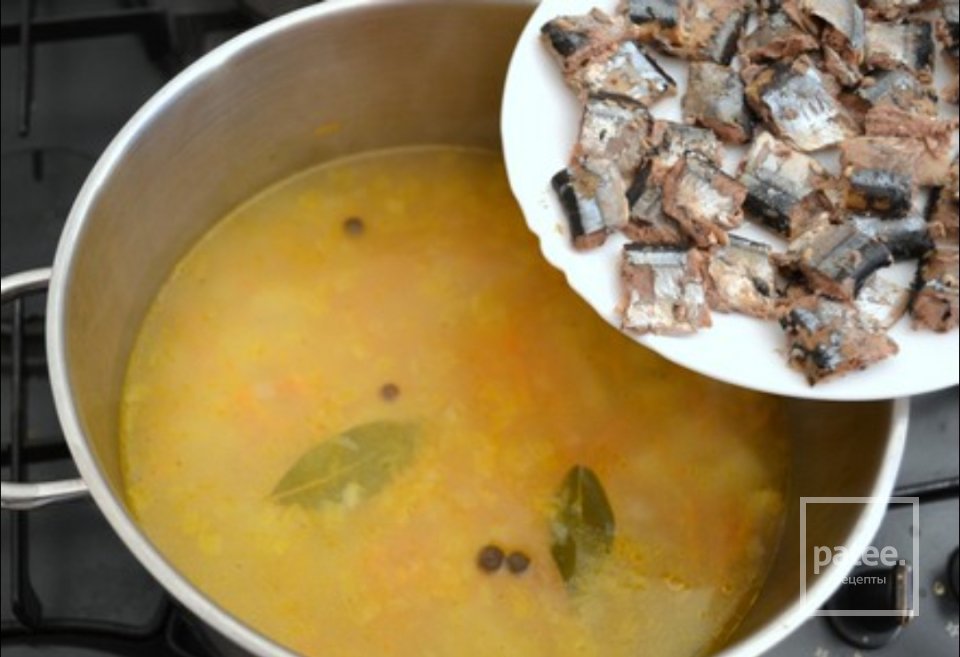 Суп с сардин - Шаг 11