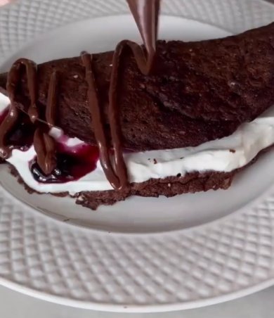 Шоколадный овсяноблин - Шаг 7