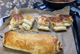 Творожный рулет на скорую руку