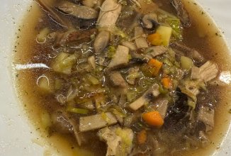 Грибная юшка, суп грибной