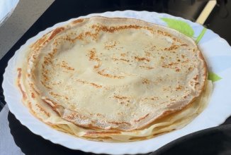 нежные блинчики на молоке🥞