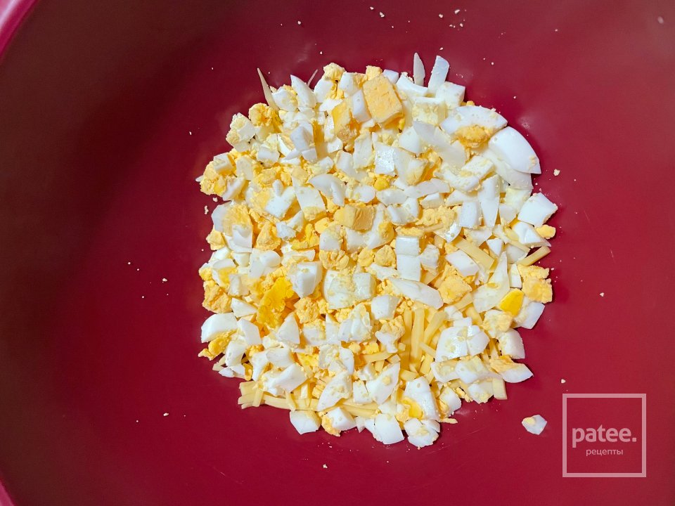 Салат с тунцом. - Шаг 2