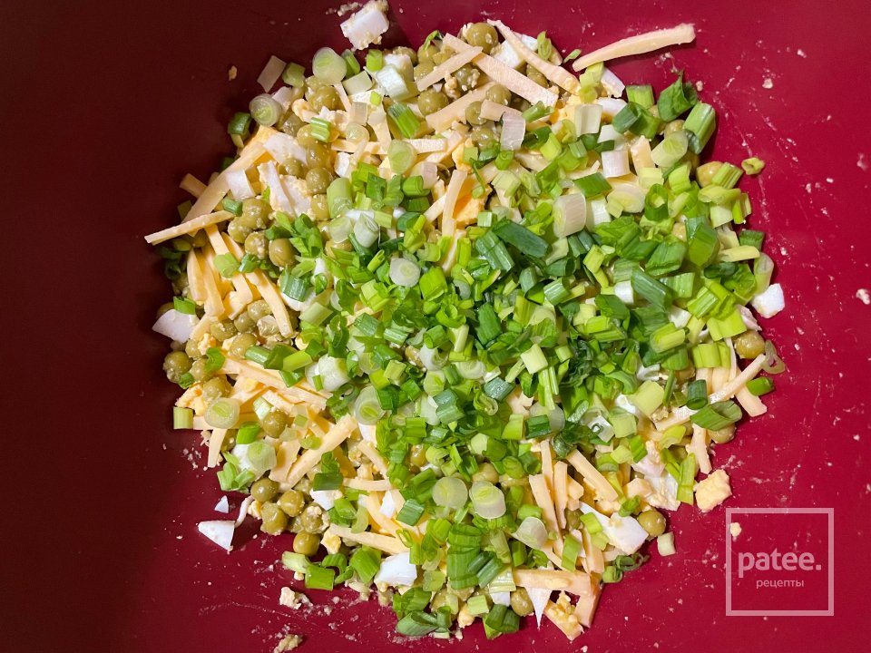 Салат с тунцом. - Шаг 4