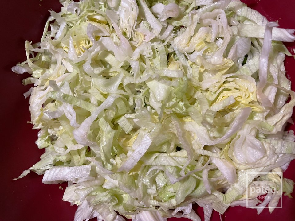 Салат с тунцом. - Шаг 6