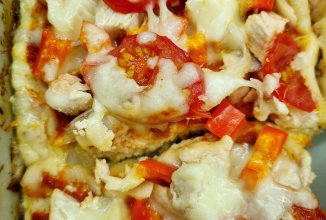 Очень куриная пицца (ПП)