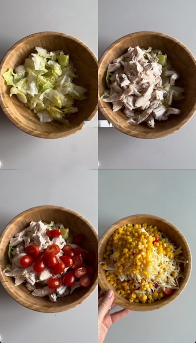 Белковый салат - Шаг 1