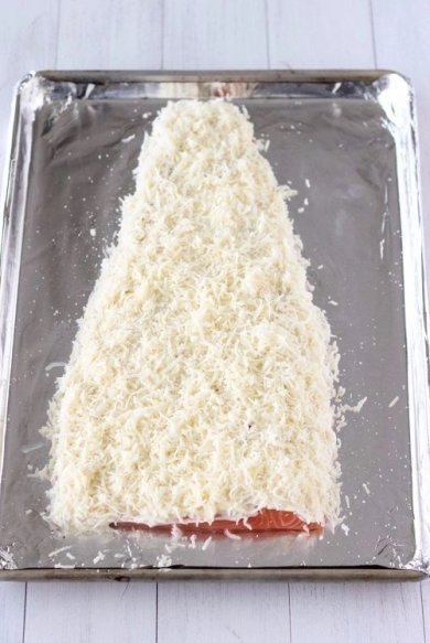 ЛОСОСЬ, ЗАПЕЧЁННЫЙ С СЫРОМ - Шаг 3