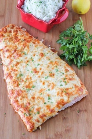 ЛОСОСЬ, ЗАПЕЧЁННЫЙ С СЫРОМ - Шаг 5