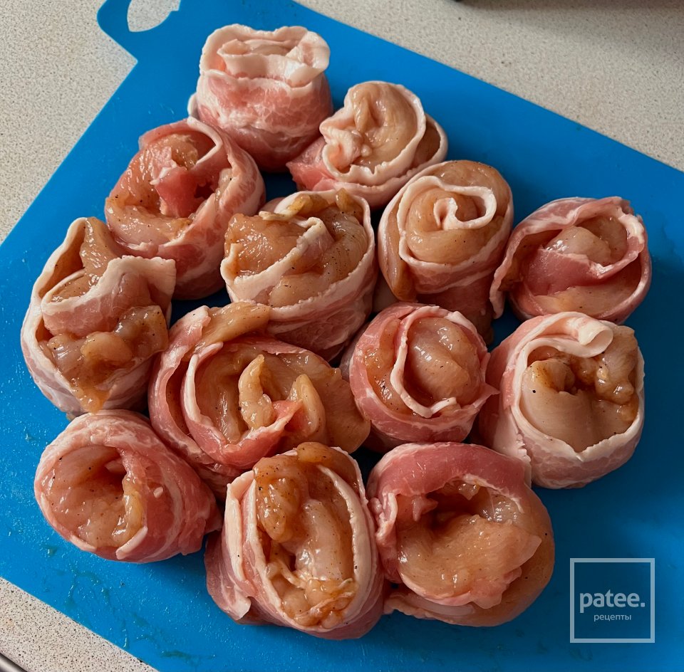Куриные рулетики в беконе 🥓🍽️ - Шаг 1