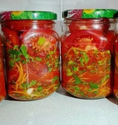 Помидоры по — корейски