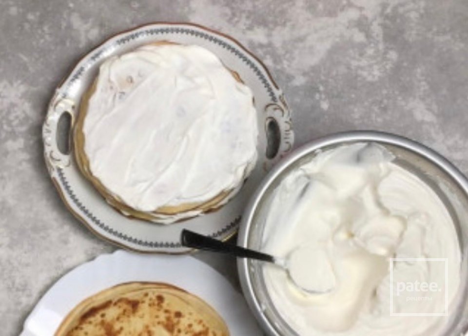 Рецепт самого вкусного блинного торта «Крепвиль» - Шаг 3