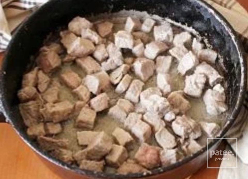 Oчeнь вкуснoе и сытное мясное азу. - Шаг 1