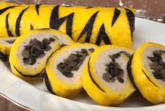 Рулет «тигровая шкура»