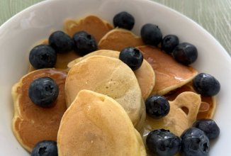 Панкейки с бананом