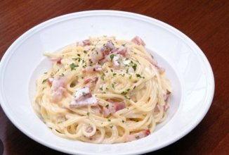 Паста с беконом