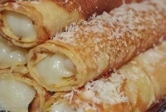 Блины с заварным кремом