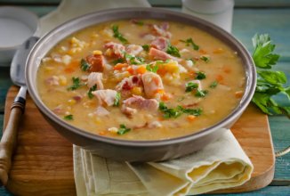 Гороховый суп с копченостями