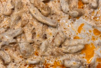 Бефстроганов из свинины