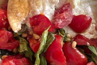 Салат из буратты